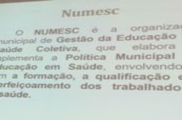 Foto - NUMESC É RETOMADO NO MUNICÍPIO