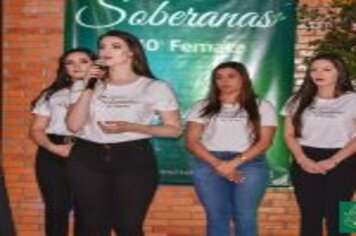 Foto - CANDIDATAS A CORTE DO MUNICÍPIO E DA 10ª Femate Arvorezinha FORAM APRESENTADAS PARA COMISSÃO ORGANIZADORA