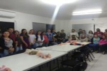 Foto - GRUPO DE GESTANTES SEGUE COM OS ENCONTROS