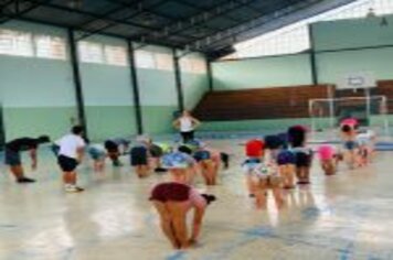 Foto - PROJETO FÉRIAS EM AÇÃO REUNIU 28 CRIANÇAS NA TARDE DE ONTEM