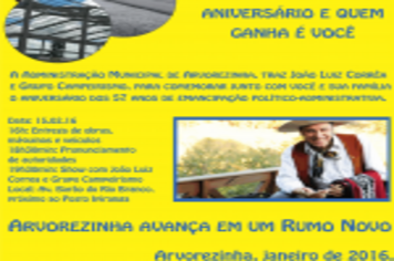 Foto - Festividade 57 anos Arvorezinha