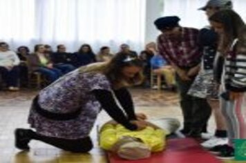 Foto - AGENTES DE SAÚDE REALIZAM PEÇA TEATRAL