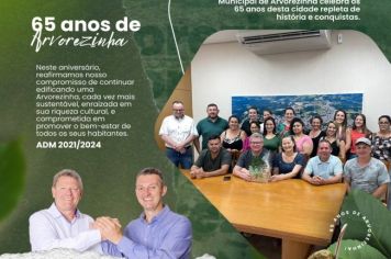 Homenagem da Administração Municipal de Arvorezinha pelos 65 Anos da Cidade.