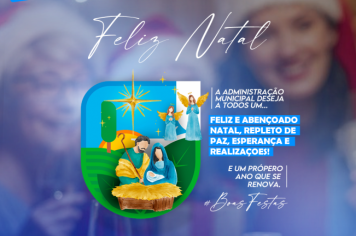 Administração Municipal de Arvorezinha deseja a todos um feliz e abençoado Natal!