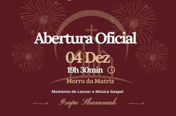 ABERTURA OFICIAL DO 30º NATAL NO MORRO DE ARVOREZINHA 