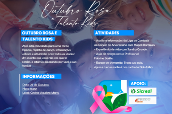 Outubro Rosa e Talento Kids.