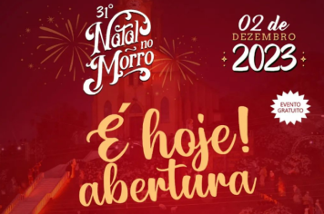 Abertura - 31° Natal no Morro. 