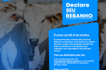 Declaração Anual de Rebanho.