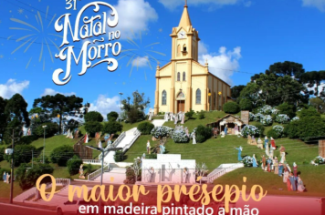 31º Natal no Morro - O maior presépio em madeira pintado a mão.