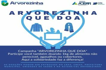 ARVOREZINHA QUE DOA – AGASALHOS, ALIMENTOS E SOLIDARIEDADE