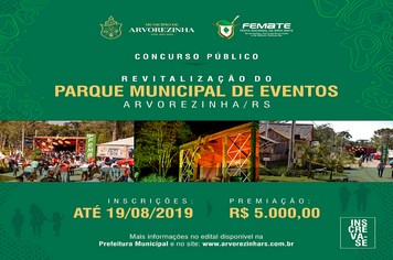 INSCRIÇÕES PARA O CONCURSO DE ESCOLHA DO PROJETO ARQUITETÔNICO DO PARQUE SE ENCERRA HOJE