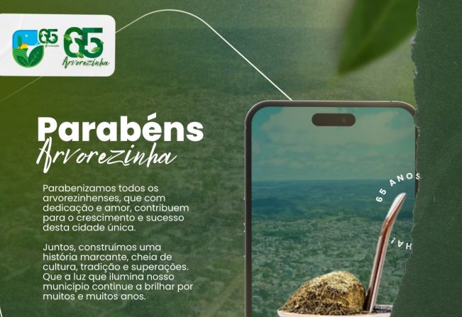 Parabéns Arvorezinha!