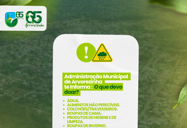 Administração Municipal de Arvorezinha Facilita Acesso a Abrigos e Doações de Mantimentos. 