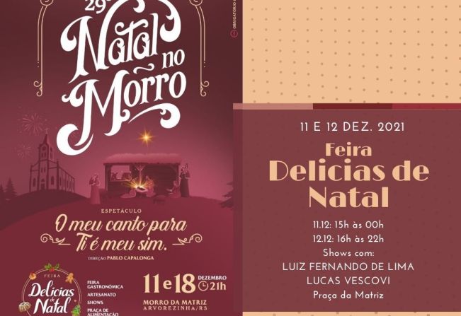 29º NATAL NO MORRO APRESENTA: DELICIAS DE NATAL