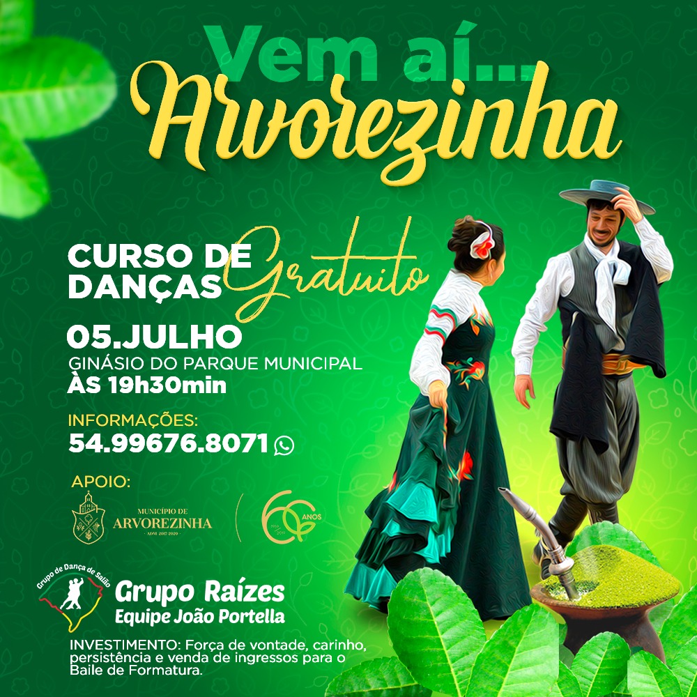ACONTECE HOJE MAIS UMA AULA DE DANÇA GRATUITA