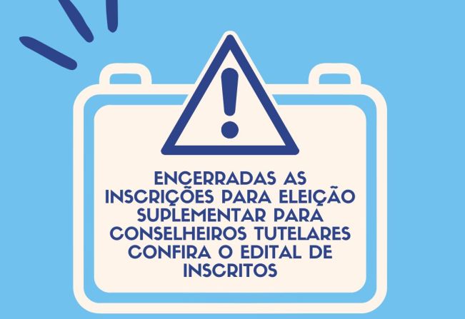 ELEIÇÃO SUPLEMENTAR PARA CONSELHEIROS TUTELARES