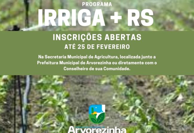 PROGRAMA IRRIGA MAIS RS