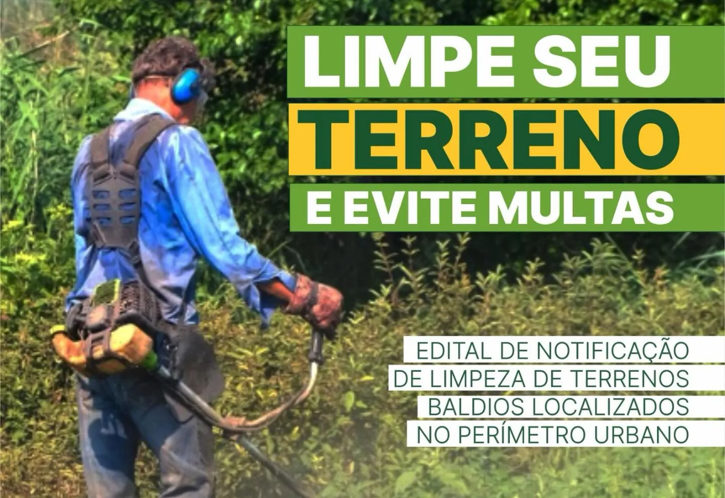 Atenção, proprietários de terrenos urbanos!