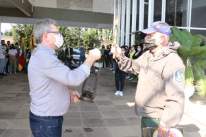 ARVOREZINHA RECEBEU O FOGO SIMBÓLICO DA PÁTRIA