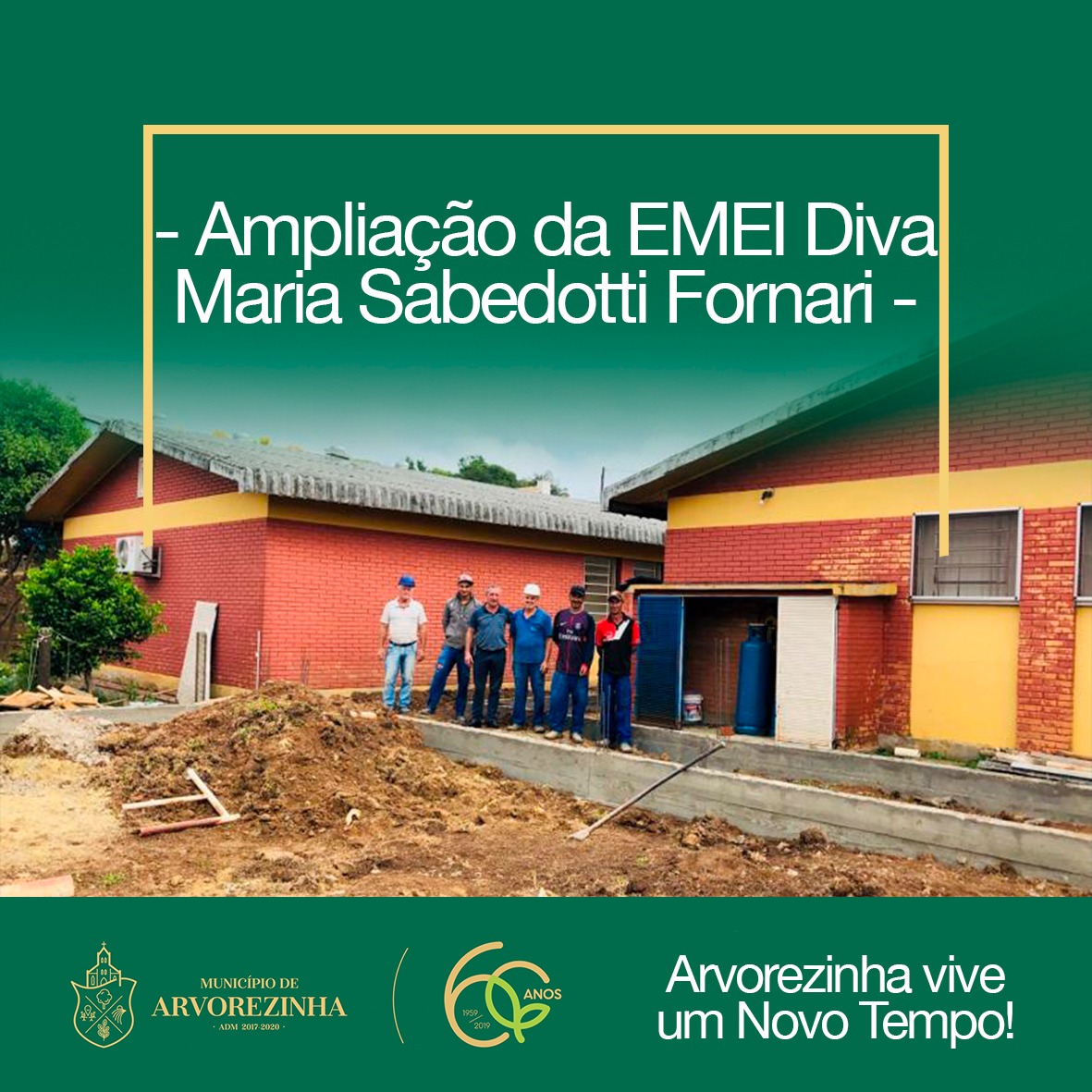 AMPLIAÇÃO DE SALAS DE AULA PARA MAIS VAGAS NA REDE DE EDUCAÇÃO INFANTIL