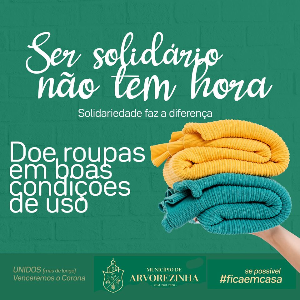 SER SOLIDÁRIO NÃO TEM HORA