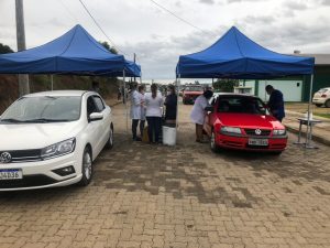 IDOSOS ACIMA DE 70 ANOS FORAM VACINADOS CONTRA O NOVO CORONAVÍRUS NO SÁBADO (27/03)