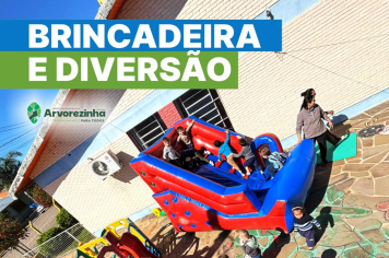 Brinquedos fizeram a diversão das crianças 